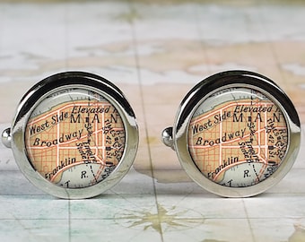 Broadway cuff links, Broadway theater cufflinks gift for actor wedding gift anniversary gift for groom groomsmen best man Father&#39;s Day gift