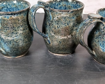 Sapphire Blue Speckled Stoneware Mug