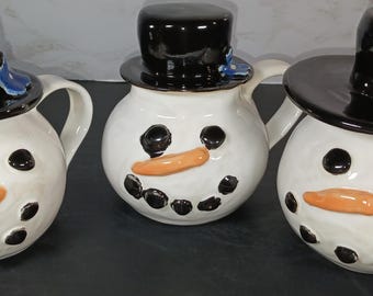 Snowman Mug with Lid #2