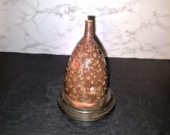 Copper Porcelain Wishing Machine | Ceramic Candle Holder