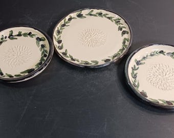 Hand Painted Stoneware Garlic Grater