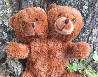 2 headed teddy bear