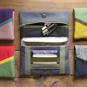 Blague - pochette à tabac tricolore - Tissus personnalisables