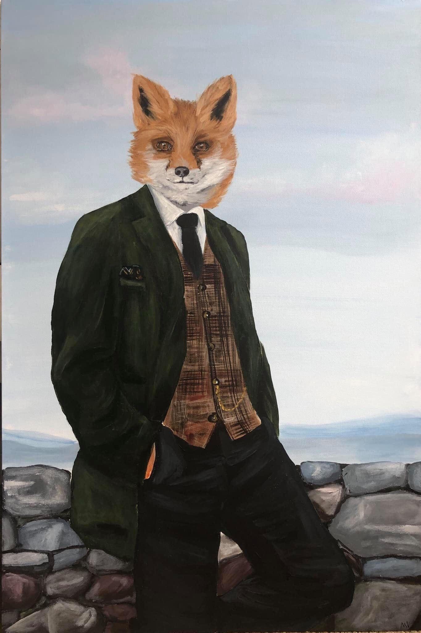 Fantastic Mr Fox Original Acrylic Painting - Etsy