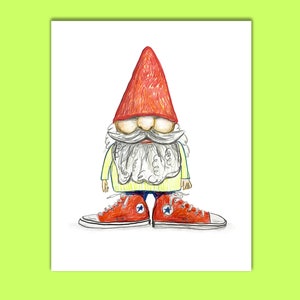 Gnome-Chucks Print