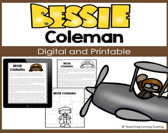 Black History | Women's History | Reading Comprehension | Bessie Coleman