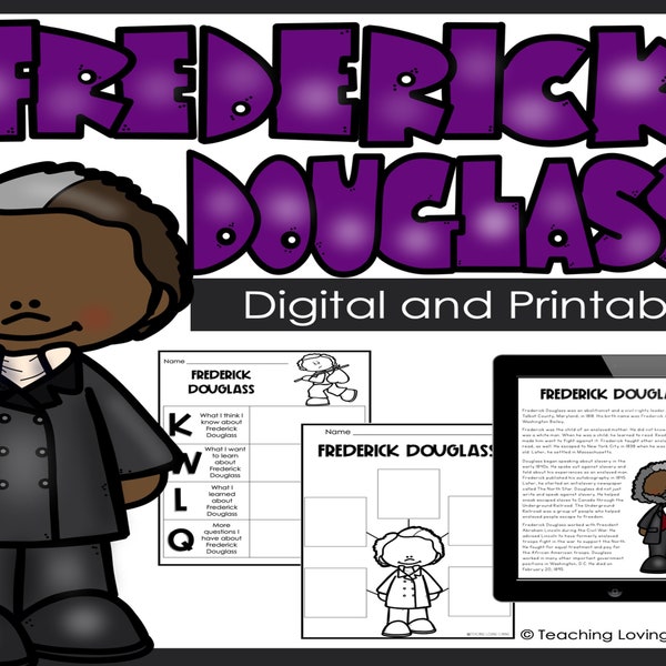 Frederick Douglass Svg - Etsy