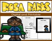 Rosa Parks Reading Comprehension: Printable Activities (Google Slides)