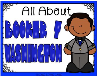 Black History Month Reading Comprehension All About Booker T. Washington