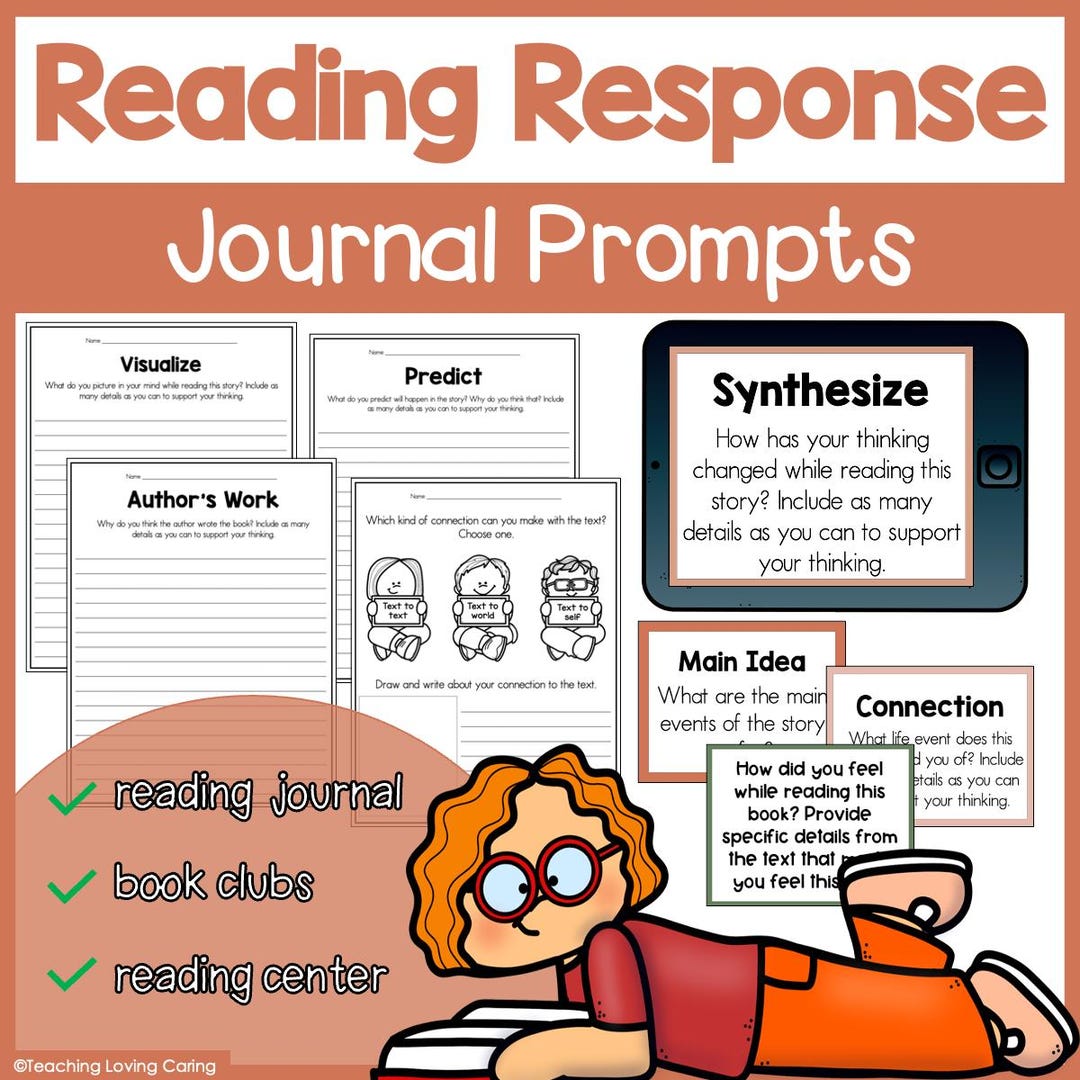 Reading Response Journal Prompts | Novel Study, Independent Reading ...