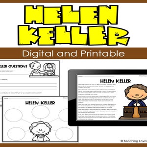 Helen Keller Geschichte Leseverständnis für Frauen
