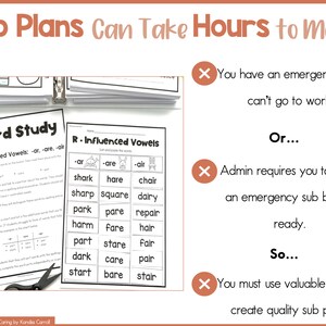 Third Grade Emergency Sub Plans: No-prep Back to School Binder - Etsy