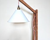 floor lamp,Wooden lamp, floor stand lamp vintage rustic style