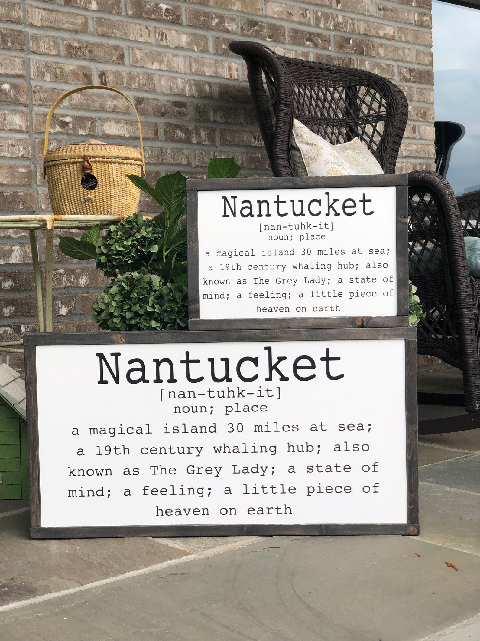 Nantucket Definition Wood Sign Nantucket Decor Nantucket Etsy