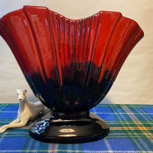 Mid Century, DANESI ARTS, Toronto, Ontario, Retro Style Drip Glaze VASE, 11&quot; high