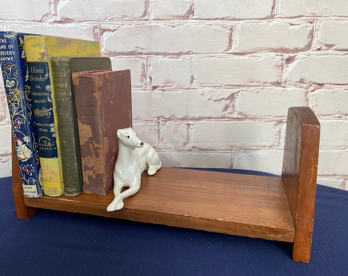 Vintage WOOD BOOK HOLDER Desk Top Style Library Decor Etsy