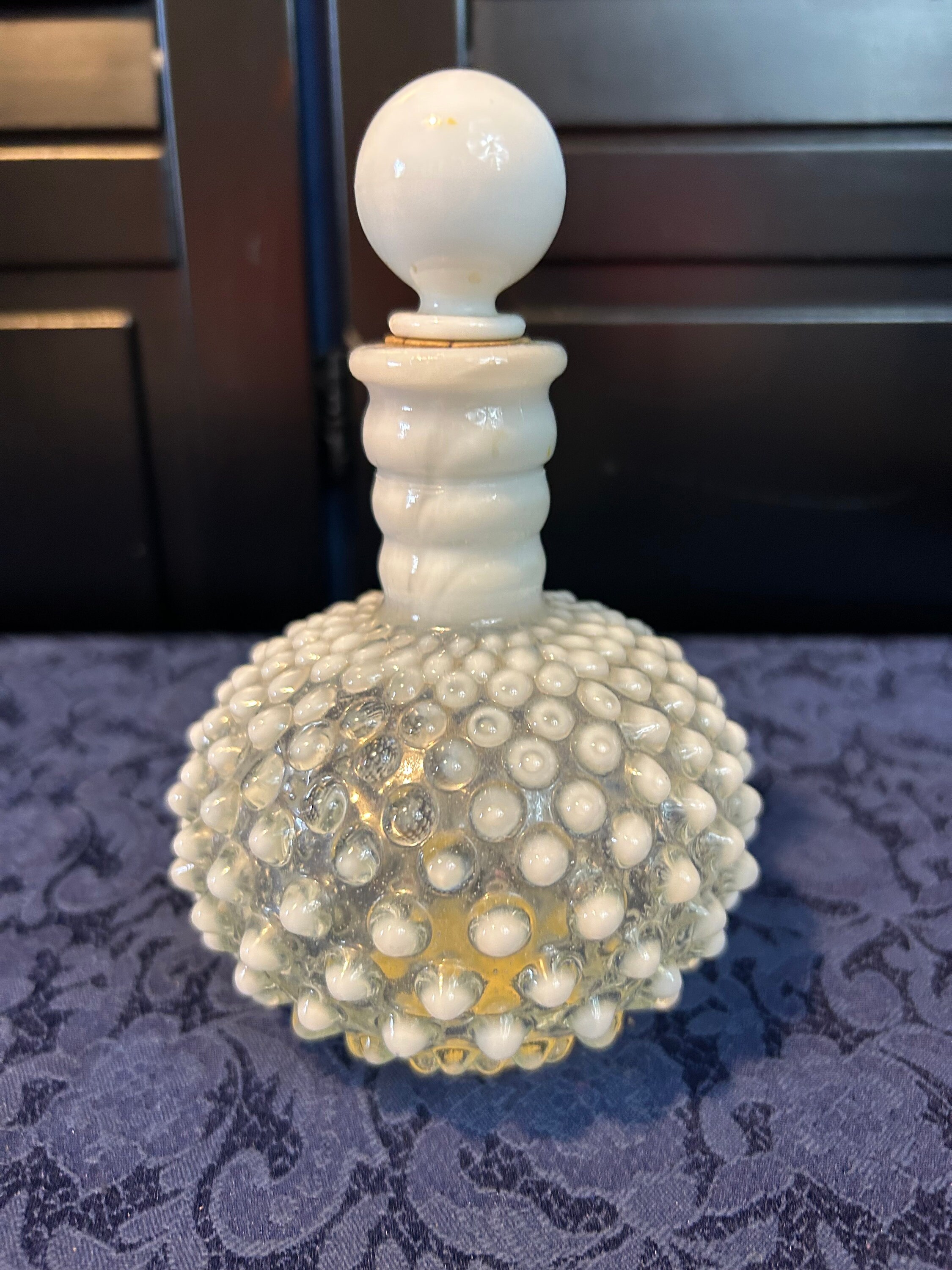 1930's Vintage, FENTON GLASS #289, French White Opalescent