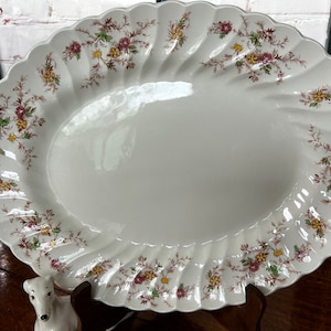 Vintage, MYOTT HERITAGE PLATTER, Made in Staffordshire England, Genuine Hand Engraving, 14.75&quot;