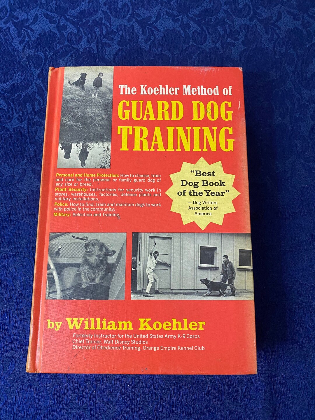 1967-the-koehler-method-of-guard-dog-training-hardcover-etsy