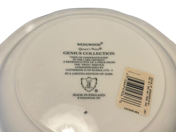 ウェッジウッド フロッグサービス　クイーンズウェア Vintage, WEDGWOOD, QUEEN'S WARE, Genius Collection, Made in
