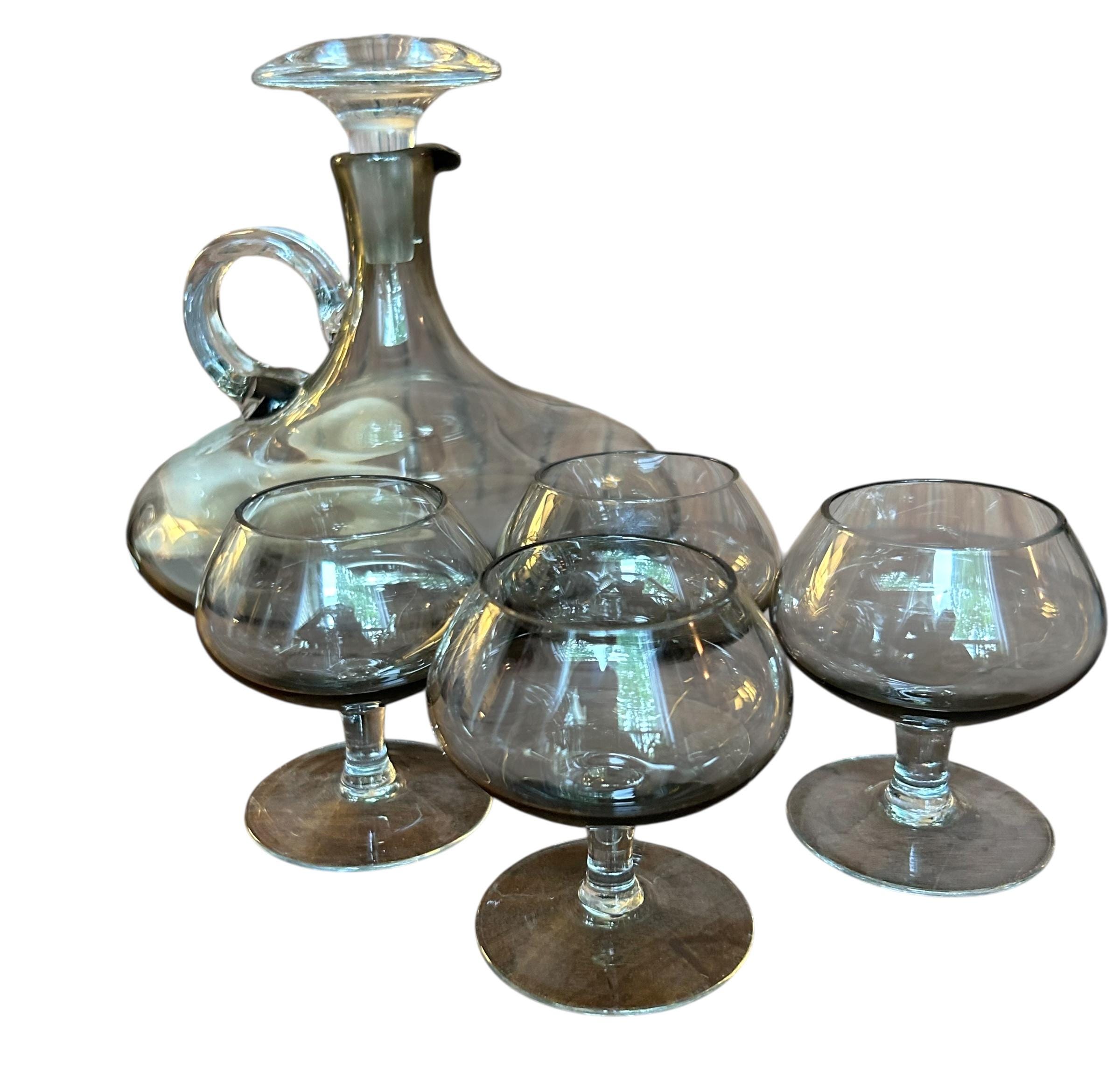 Mcm Glass Decanter - Etsy Canada