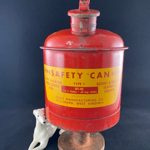 Vintage, EAGLE, SAFETY CAN, type 1, West Virginia