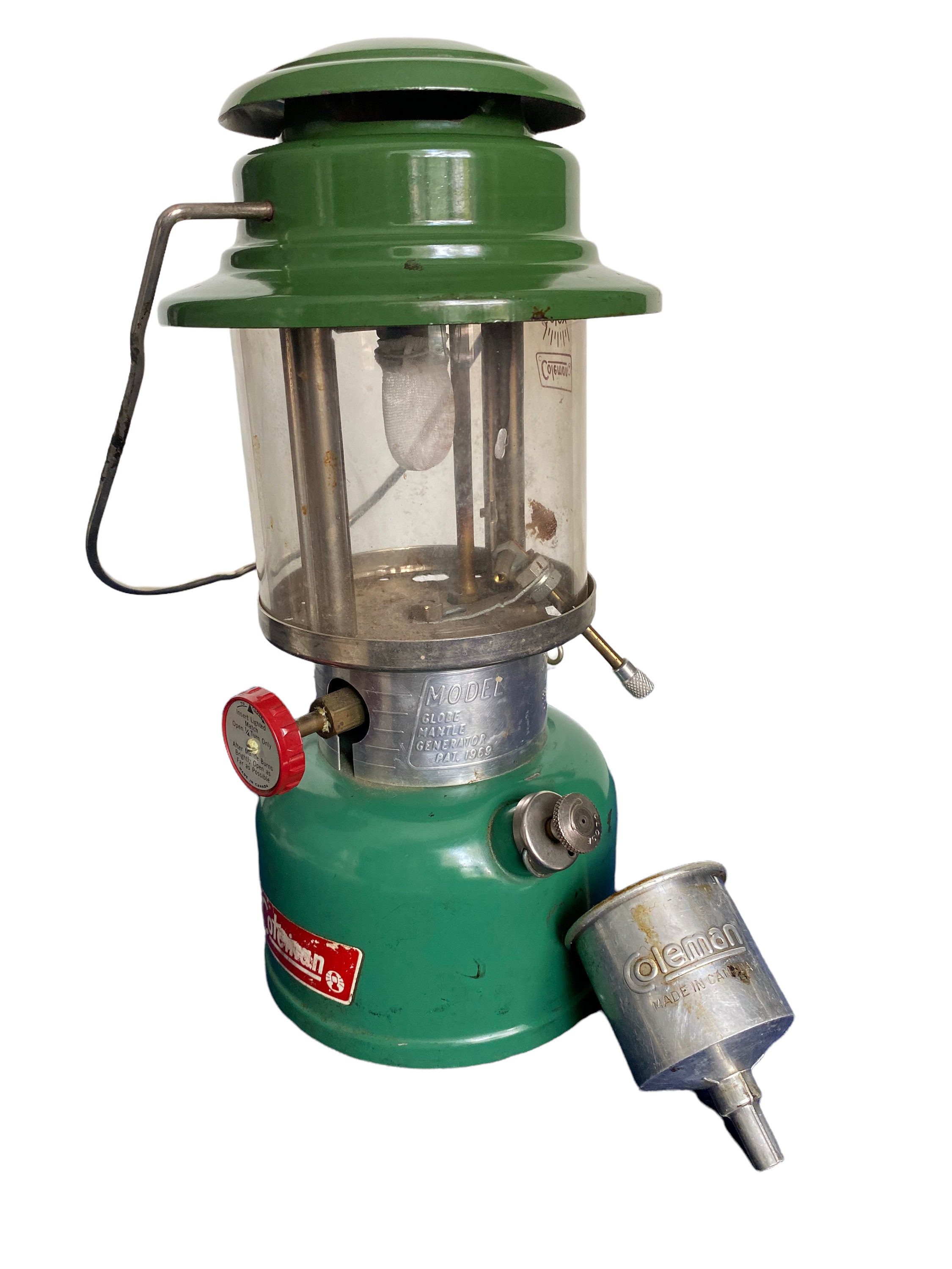 素敵な Model Lantern, Green LANTERN, COLEMAN Vintage 354, in Made ライト・ランタン