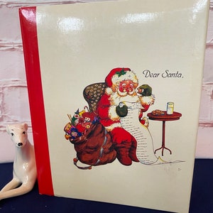 Mid Century, CHRISTMAS CARD ADDRESS Book, Dear Santa, Holiday Memories, Address Book, Holiday Greetings