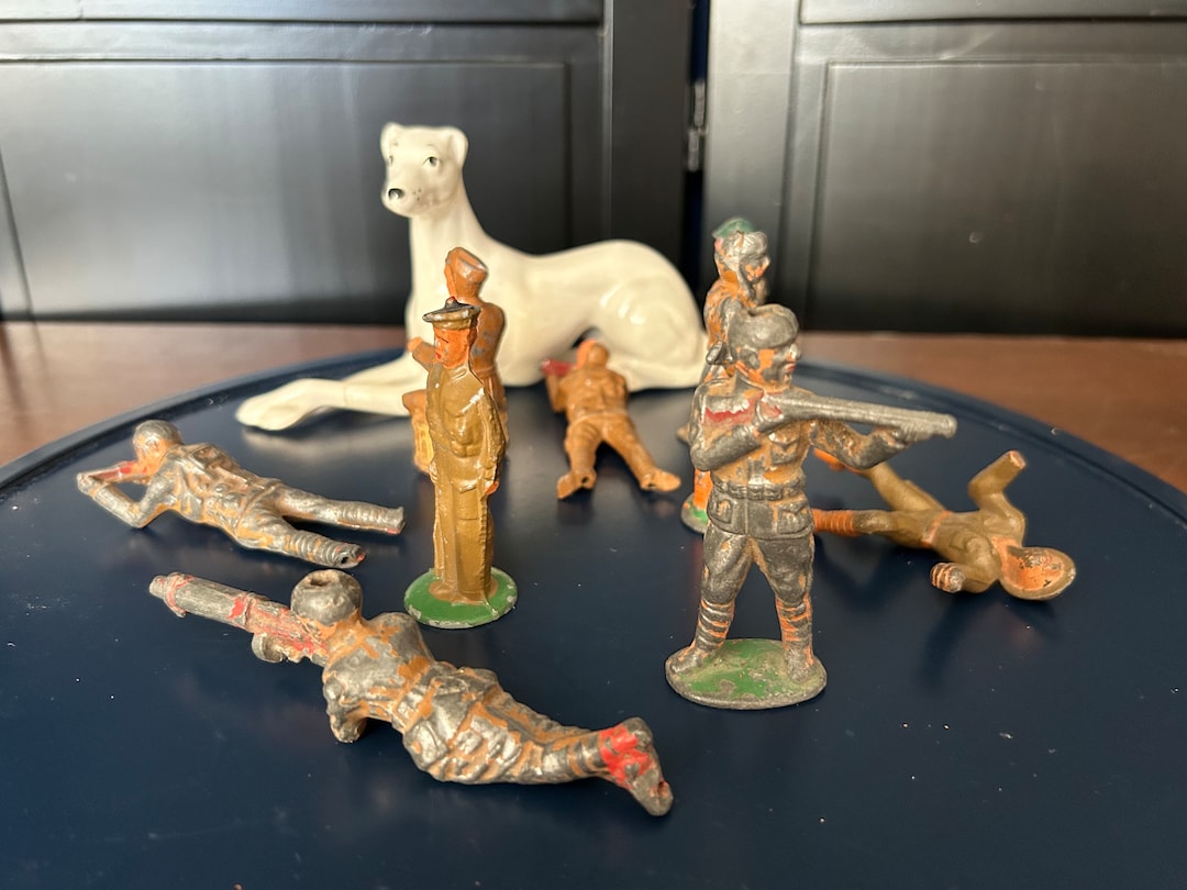Vintage Manoil Barclay Lead Toy Soldiers: 1930s/40s Lot of 8 - Etsy