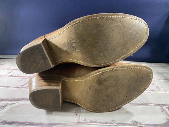 Vintage LEATHER COWBOY BOOTS Texas American Made 5444 - Etsy Vintage LEATHER COWBOY BOOTS Texas American Made 5444 - Etsy