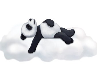 Nursery decal, panda wall sticker, panda wall decal, panda decals, nursery decals, nursery wall decal, panda decal, panda decals, panda art