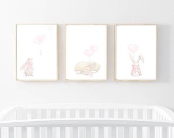 bunny nursery accessories