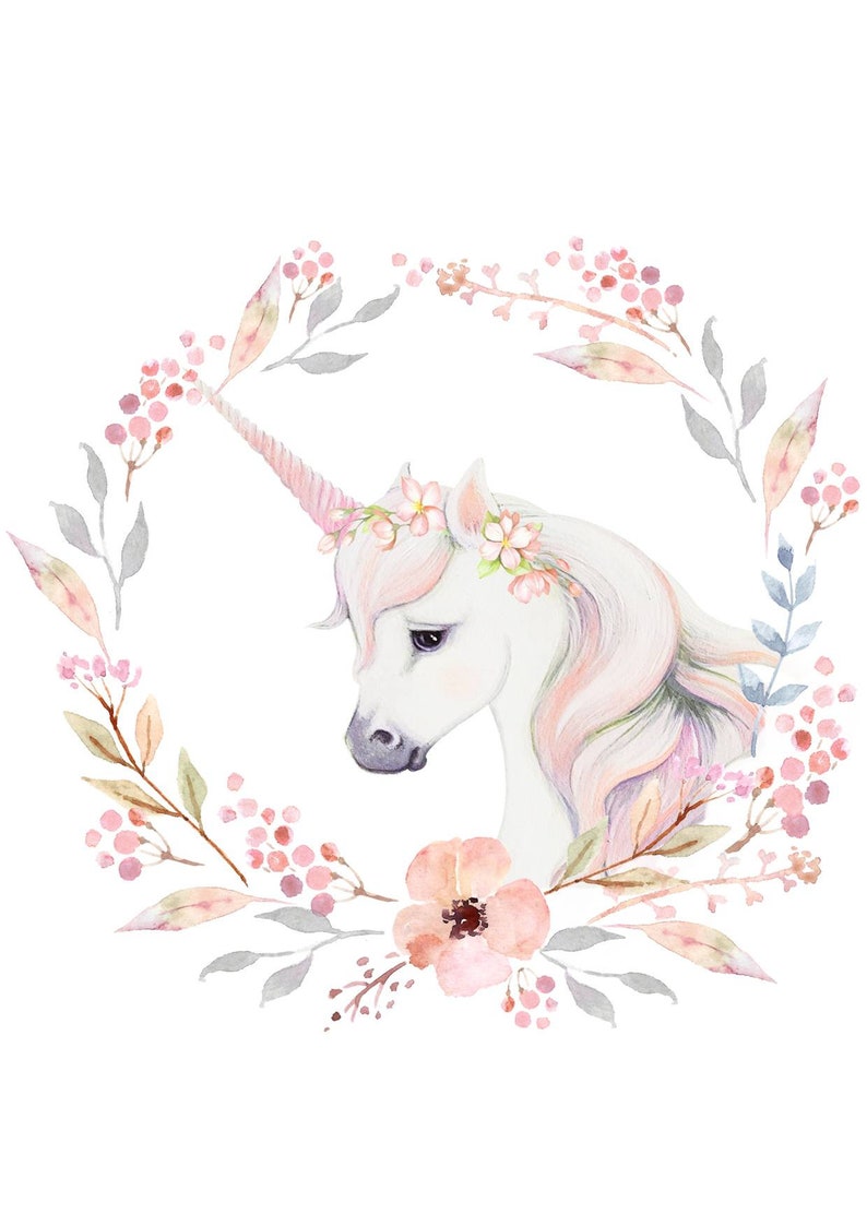 Nursery Art Prints Unicorn Art Nursery Decor Unicorn Etsy