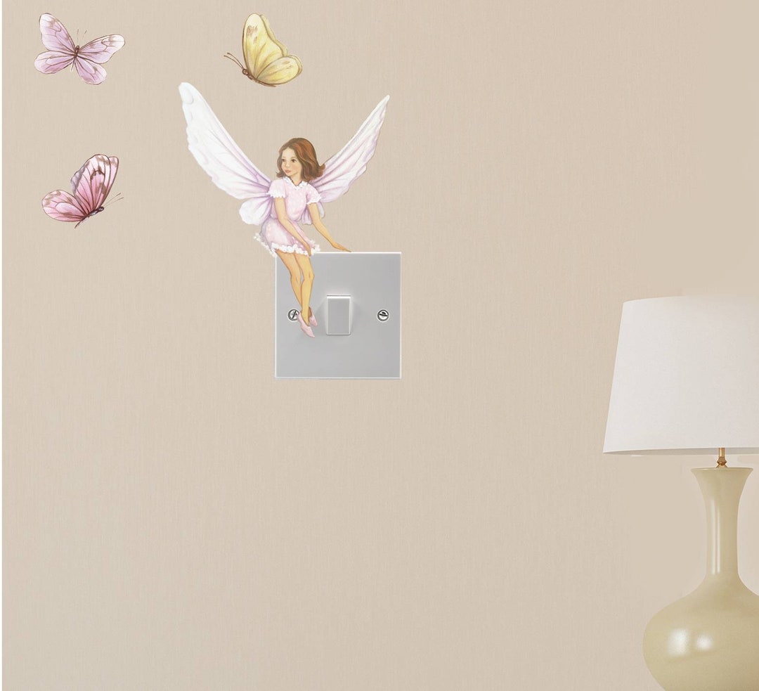 Grape Fairy 3D Wall Decal - Peel And Stick Wall Sticker For Bedroom, Nursery, Playroom (4.5" X 4.5") - View #10
