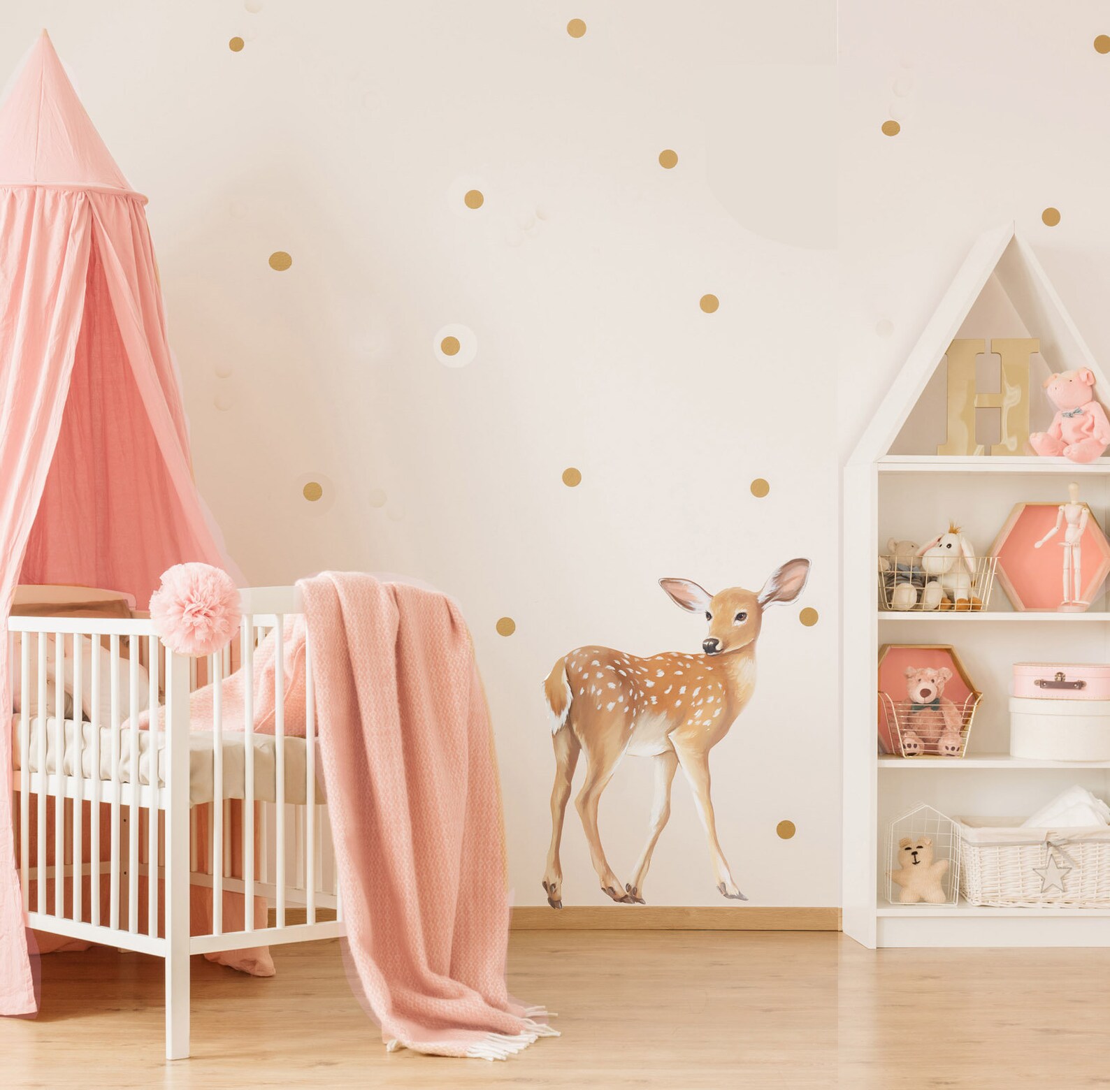 Woodland Animal Decals Deer Decals Animal Wall Stickers Etsy UK