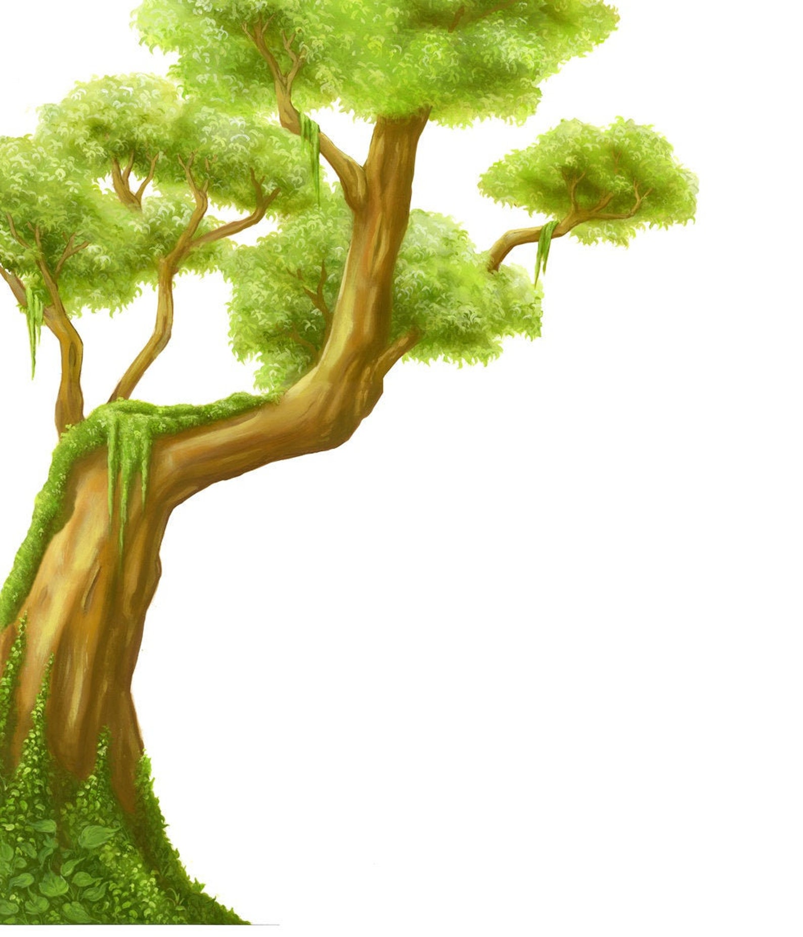 Jungle Wall Decals Jungle Wall Stickers Jungle Decals Etsy