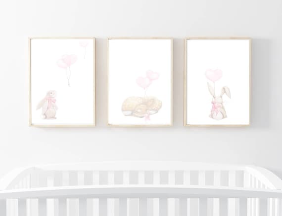 bunny art prints, rabbit nursery art, nursery prints, woodland prints, nursery art, nursery prints, bunny nursery prints, rabbit wall art