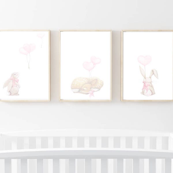 bunny art prints, rabbit nursery art, nursery prints, woodland prints, nursery art, nursery prints, bunny nursery prints, rabbit wall art