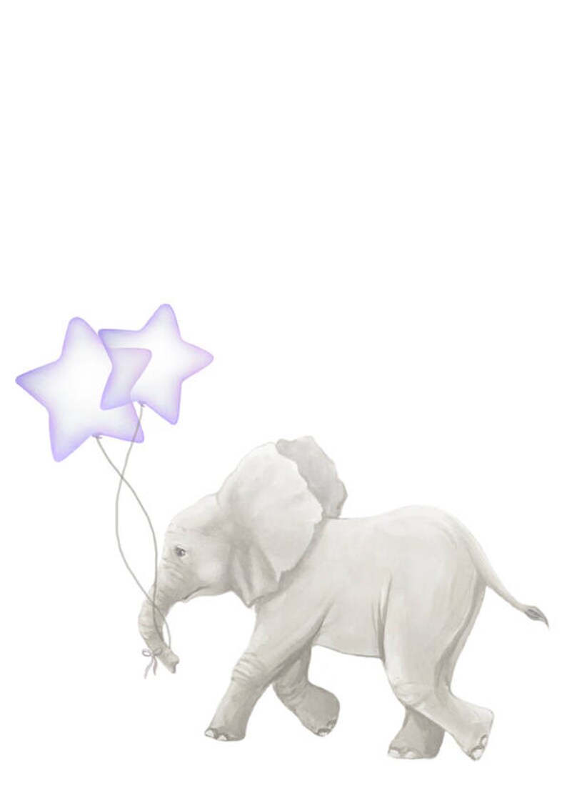 Nursery art prints star nursery prints elephant art nursery Etsy