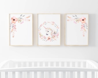 nursery art prints, unicorn art, nursery decor, unicorn prints, nursery wall art, nursery prints, unicorn artwork, unicorn wall art, unicorn