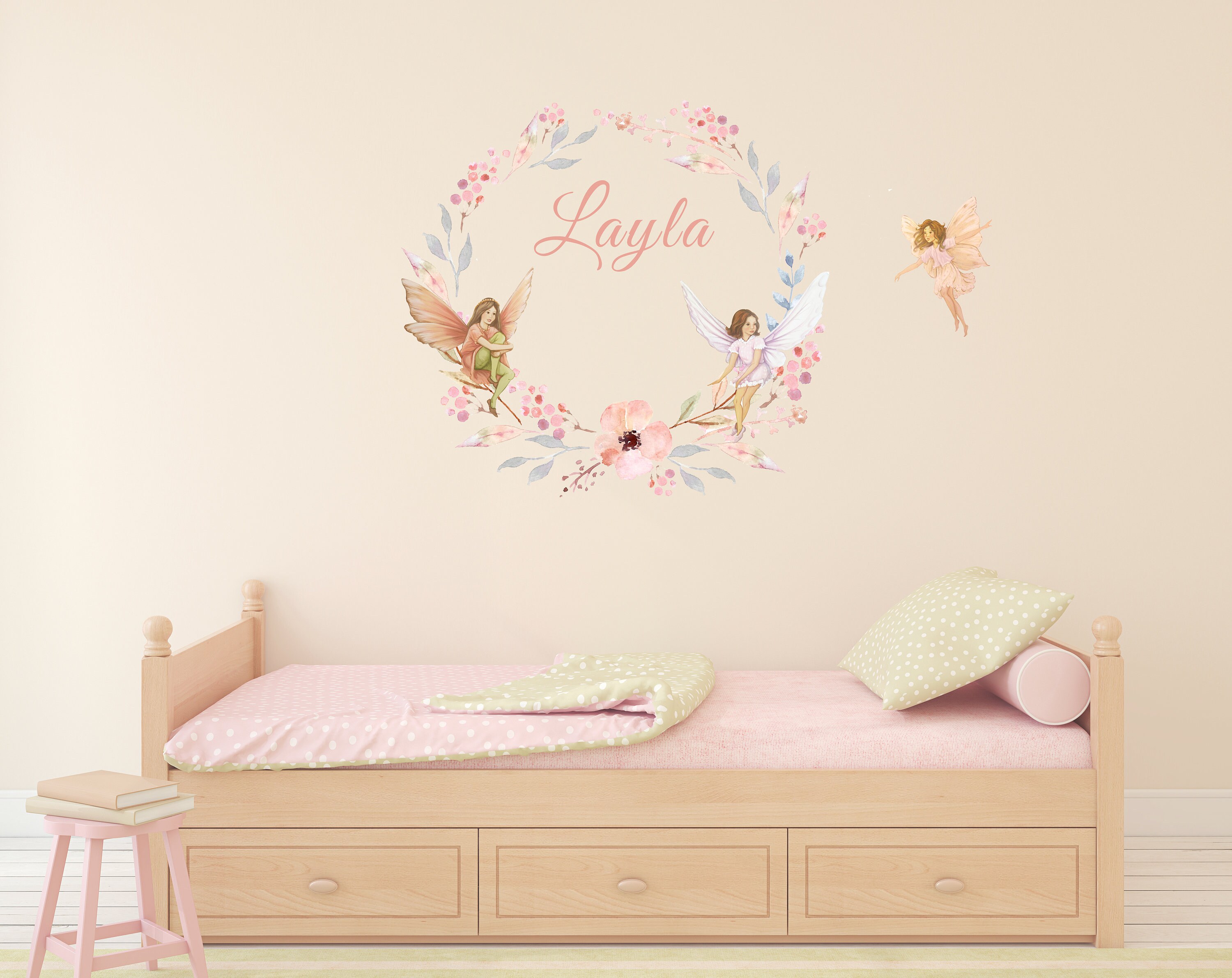 Fairy Wall Decal Fairy Decals Fairy Wall Stickers Fairy Etsy