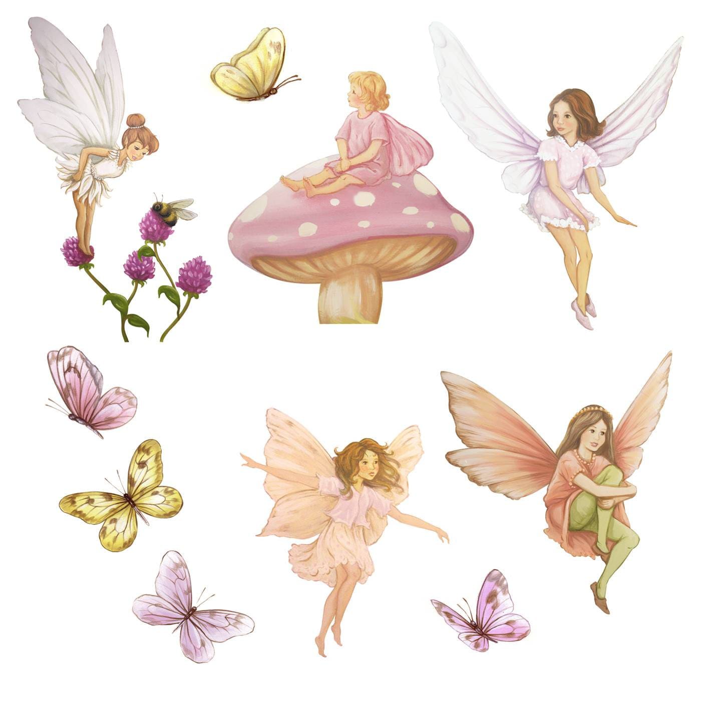 Fairy Wall Stickers, Fairy Decal, Fairy Decals, Fairy Wall Decals, Fairy  Tree Decals, Fairy Decor, Fairy Wall Art, Fairy Art, Fairy Decal 