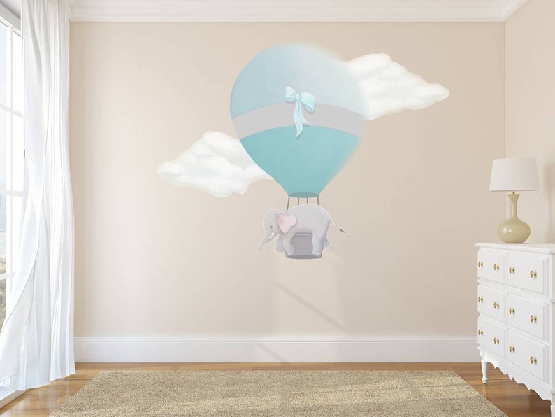 Nursery Wall Stickers Elephant Decals Elephant Nursery Etsy