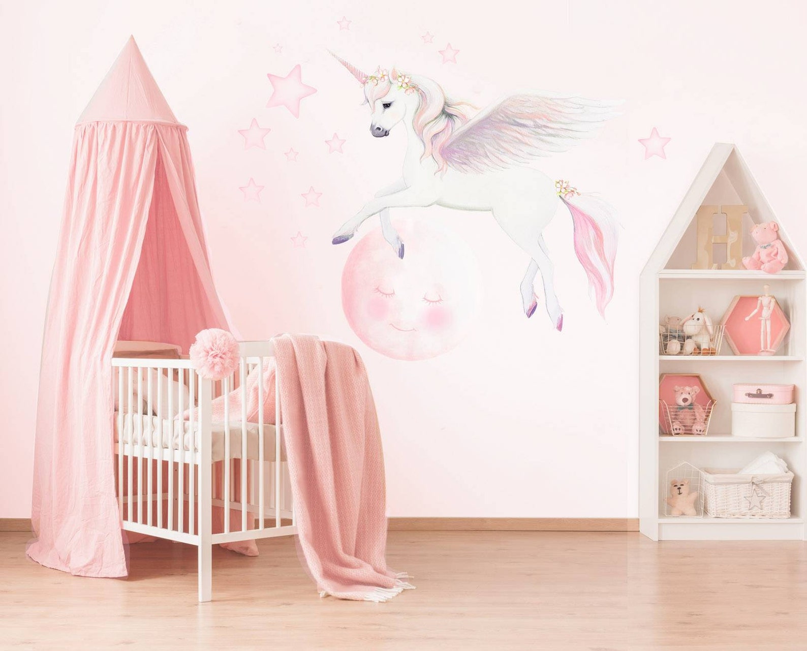 Unicorn Wall Decal Unicorn Decals Unicorn Wall Stickers Etsy