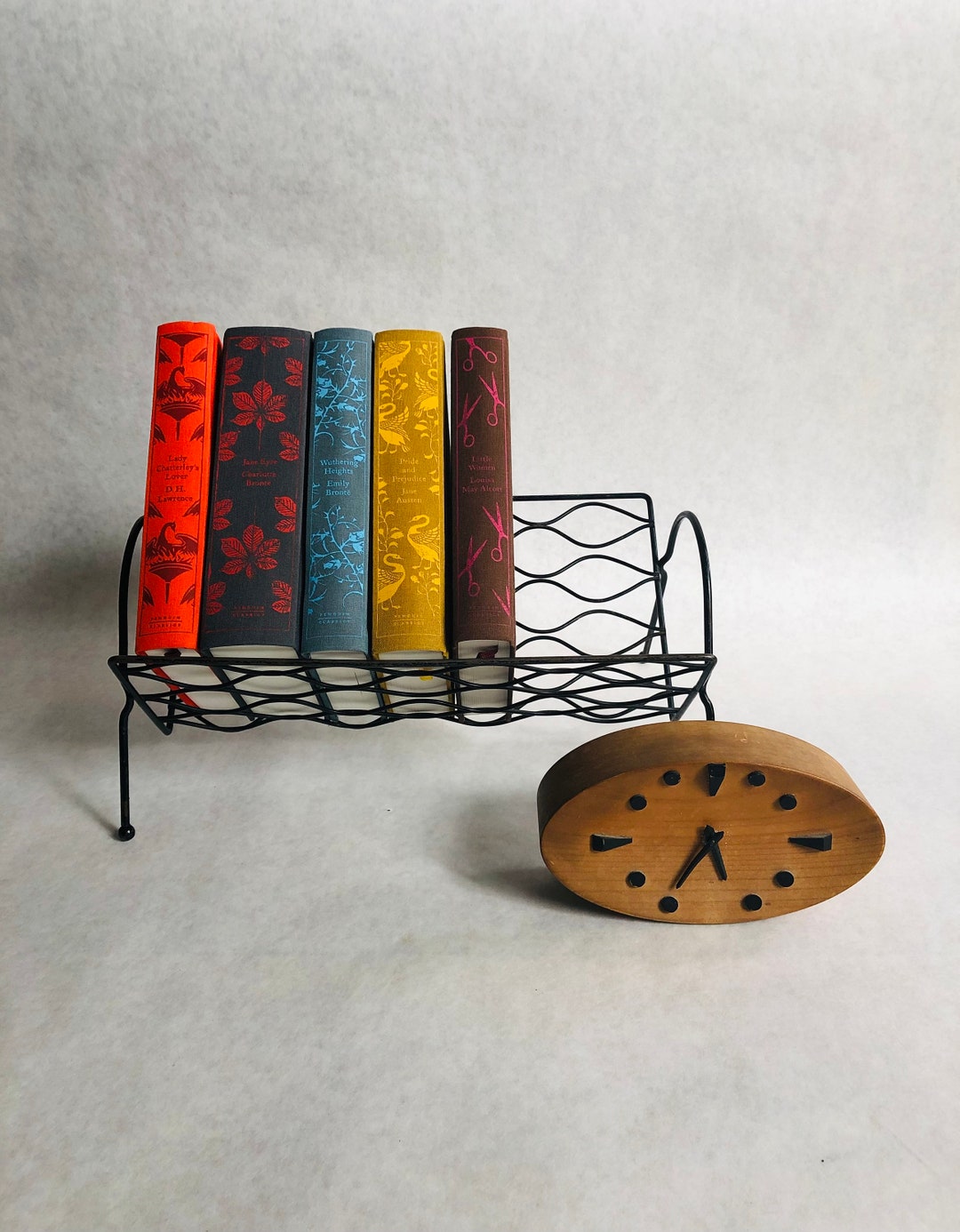 Vintage Metal Bookshelf Vintage Desktop Bookshelf Vintage Etsy