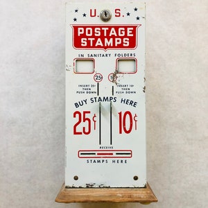 Rare U.S. Stamps Vending Machine, Vintage U.S. Postage Vending Machine ...