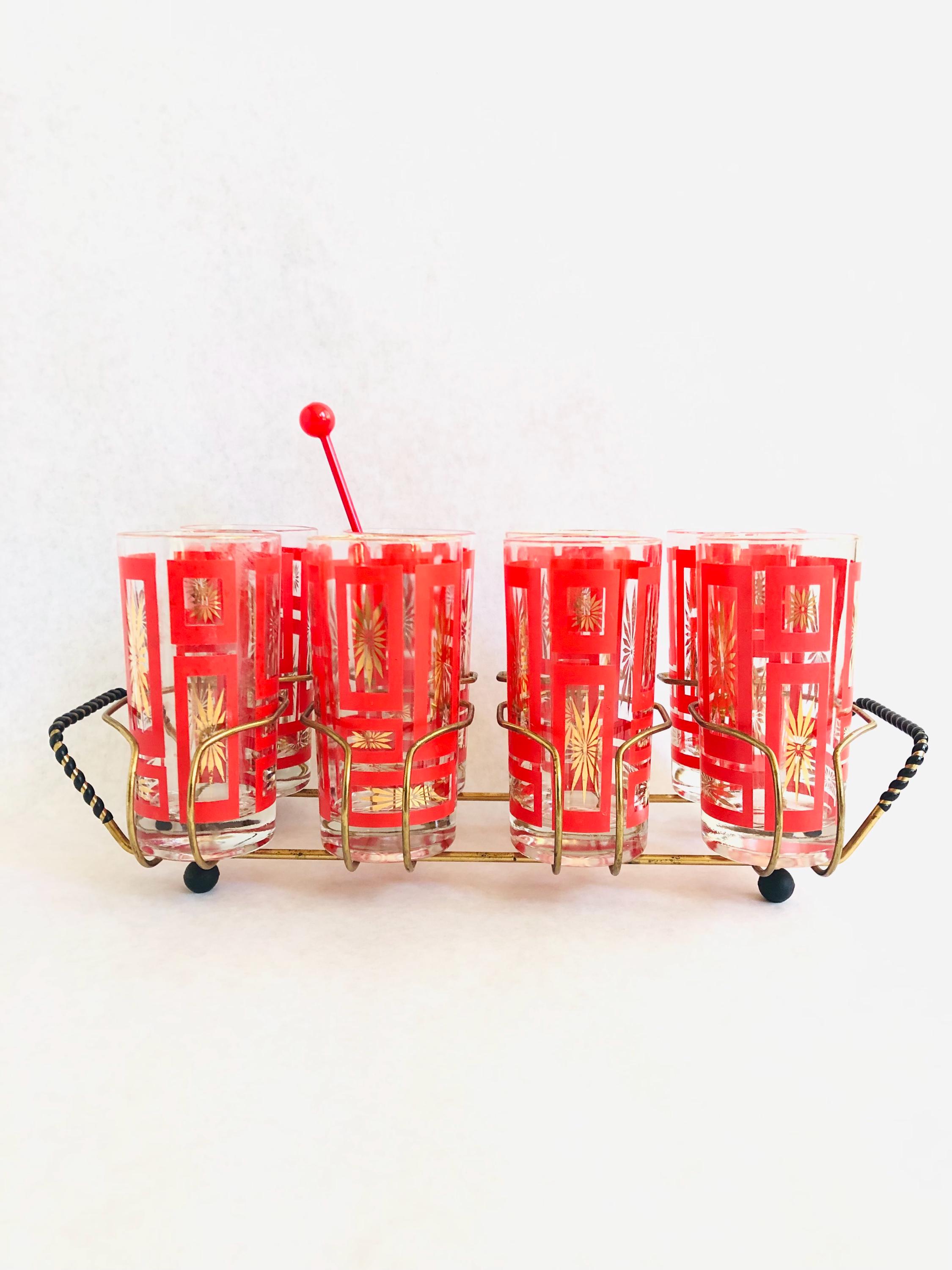 Mcm Glass Caddy - Etsy