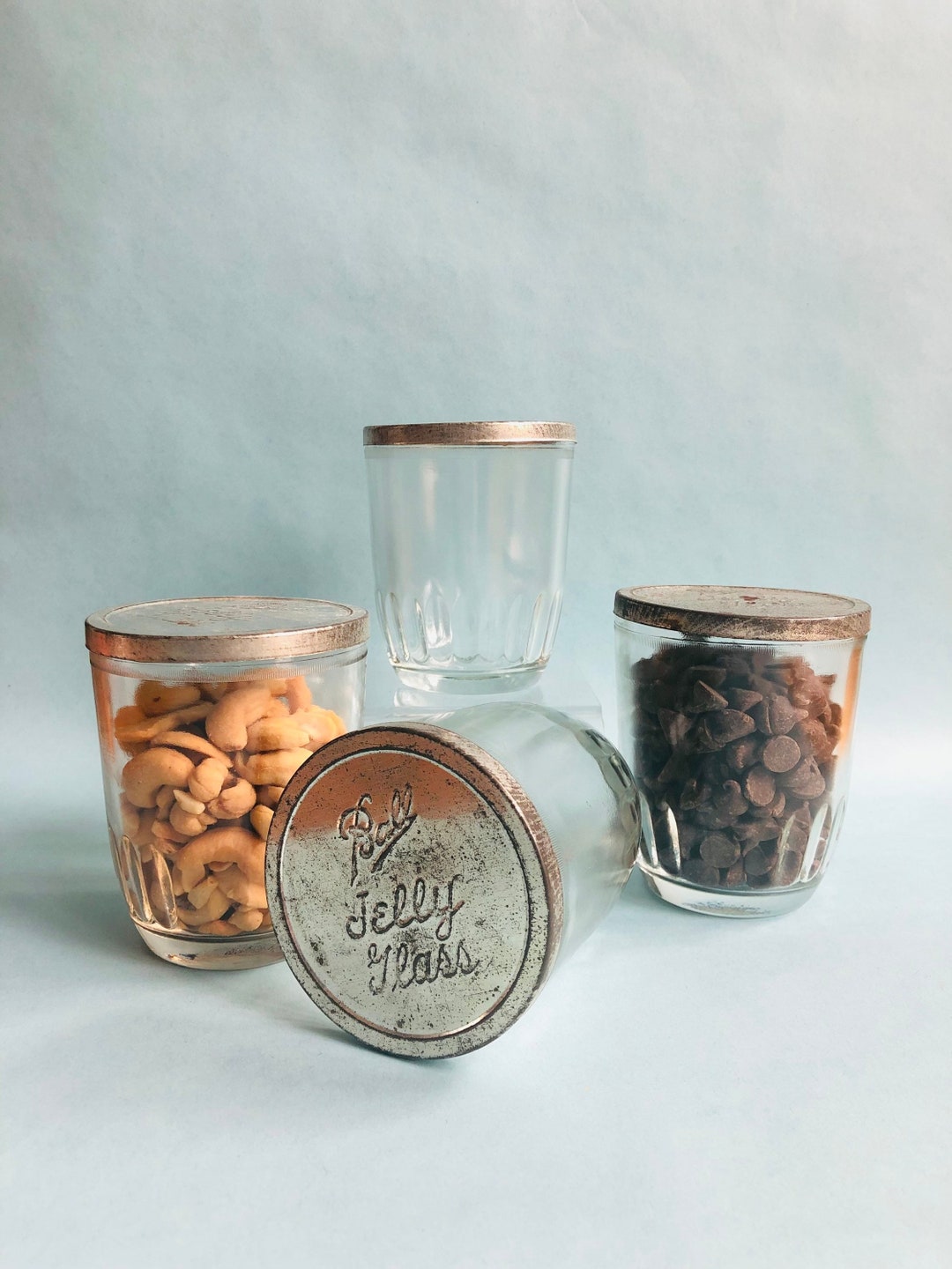 Vintage Ball Jelly Jar Set Vintage Ball Jelly Jar Lot Etsy