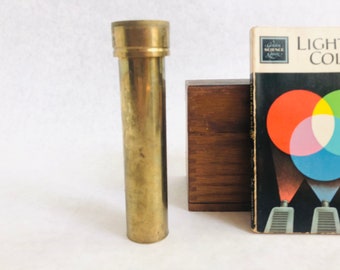 Vintage brass kaleidoscope, vintage kaleidoscope, vintage toys, kaleidoscope, vintage kids room, vintage child, vintage baby gift, birthday