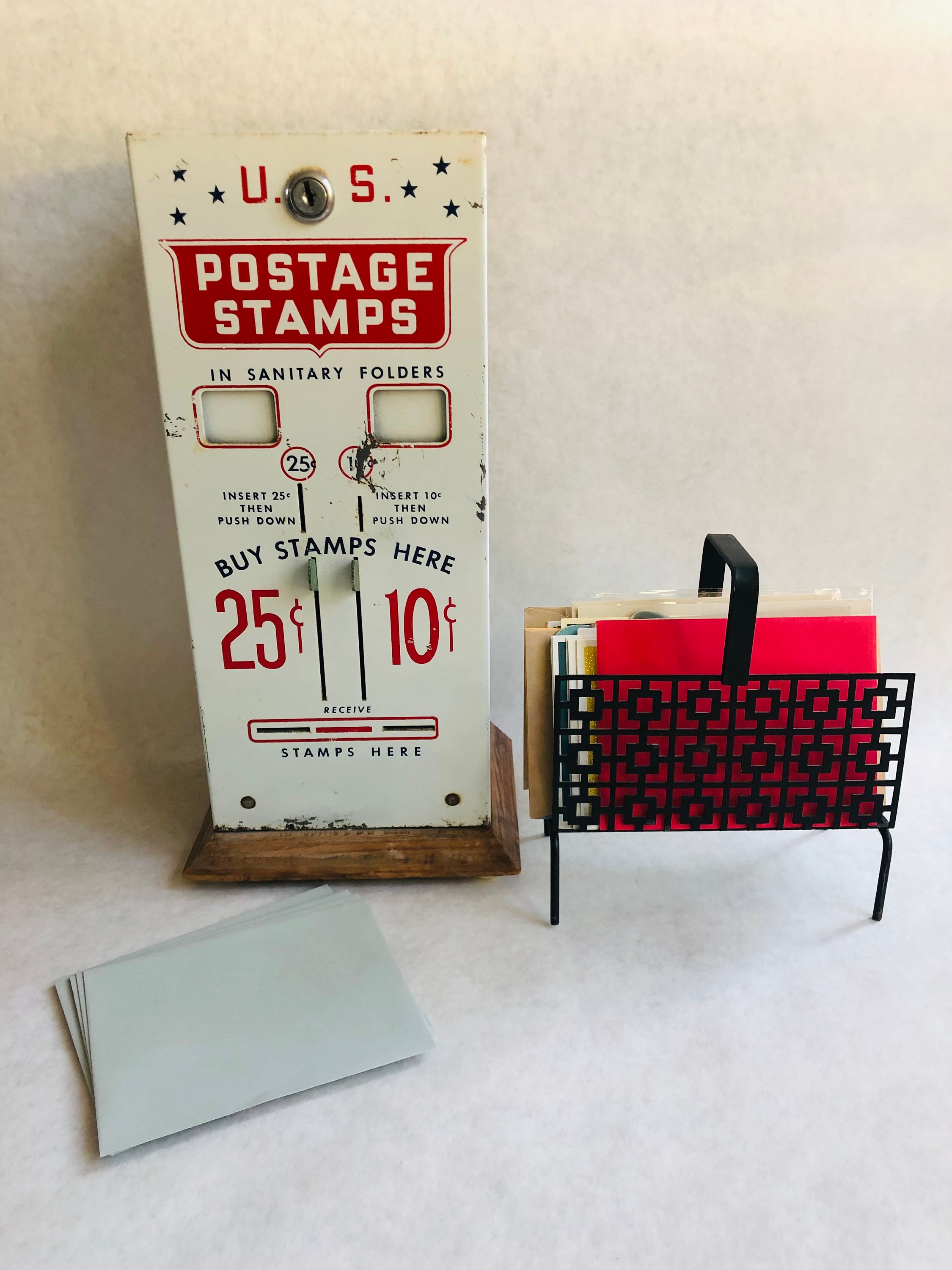ヴィンテージ POSTAGE STAMPS 切手販売機 アメリカ雑貨 ヴィンテージ
